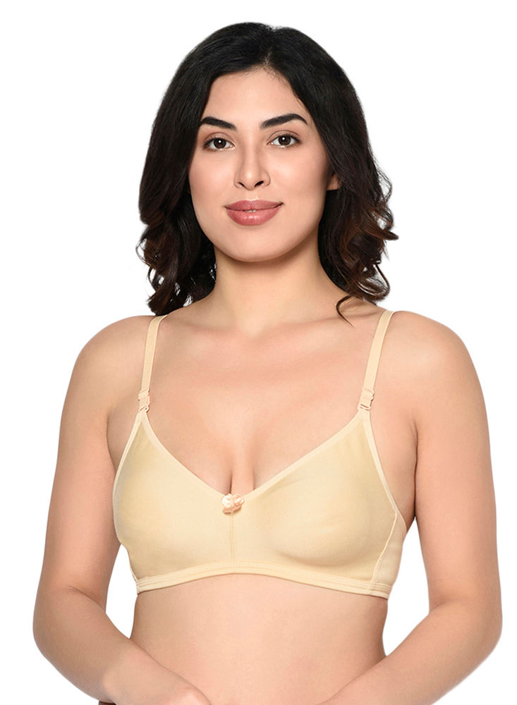 Bodycare Seamless, Non Padded Bra-6504-Skin