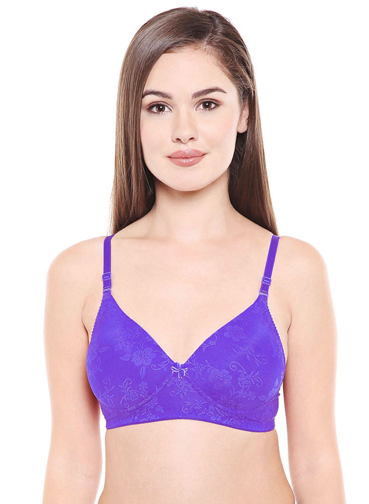 Bodycare Lace Bra - Non-Padded, Wirefree & Full Coverage-1501BGRN