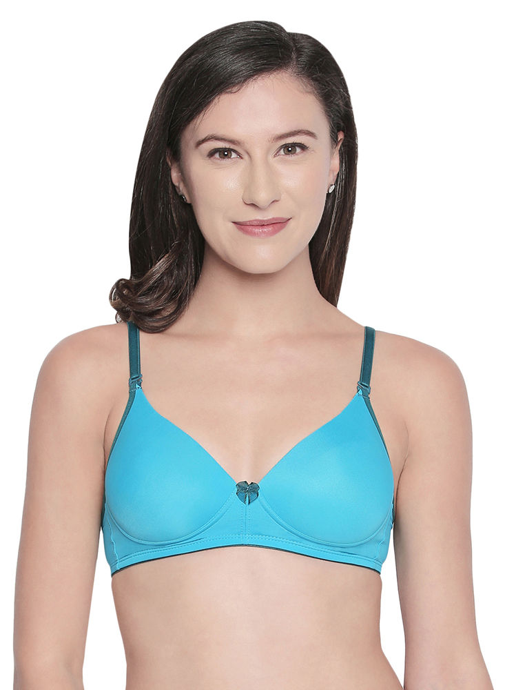 Seamless Padded Bra-bcd Cup Bra With Free Transparent Straps-6590