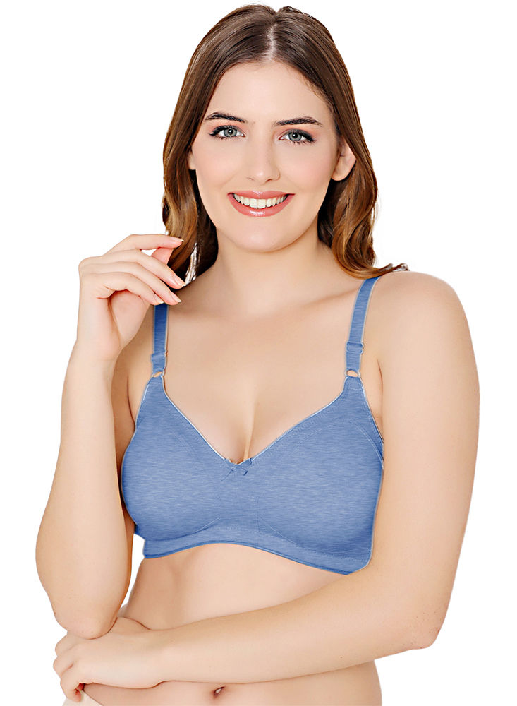 Bodycare Lace Bra - Non-Padded, Wirefree & Full Coverage-1501MH