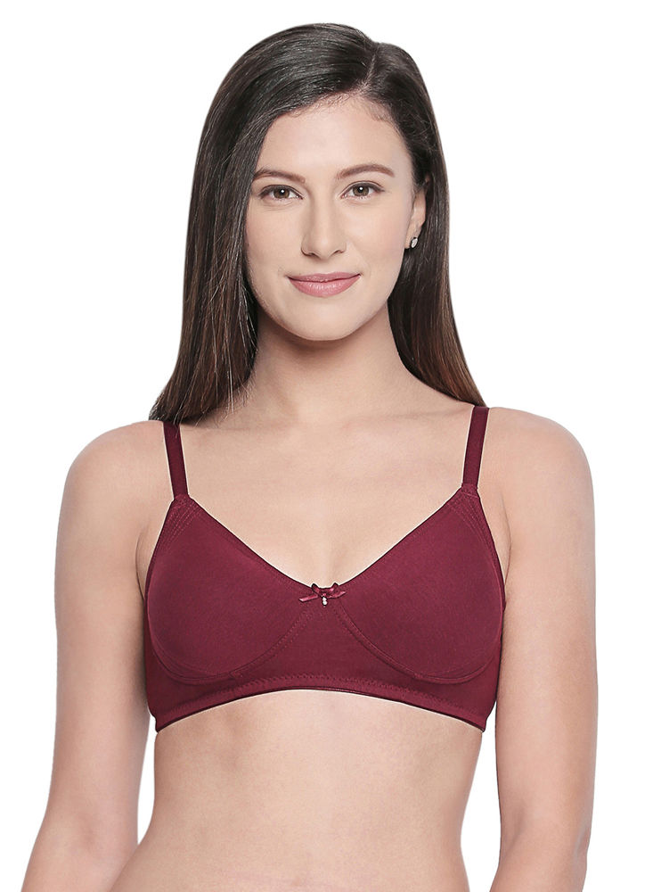 Buy Body Liv Seamless Molded Cup Padded Bra for Women's Combo (28,  Black/Maroon/Red) Online at Best Prices in India - JioMart.