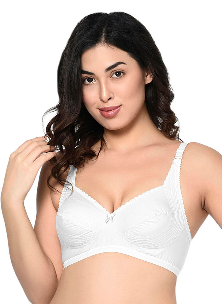 Bodycare Non Padded  Minimizer Bra-6592-White