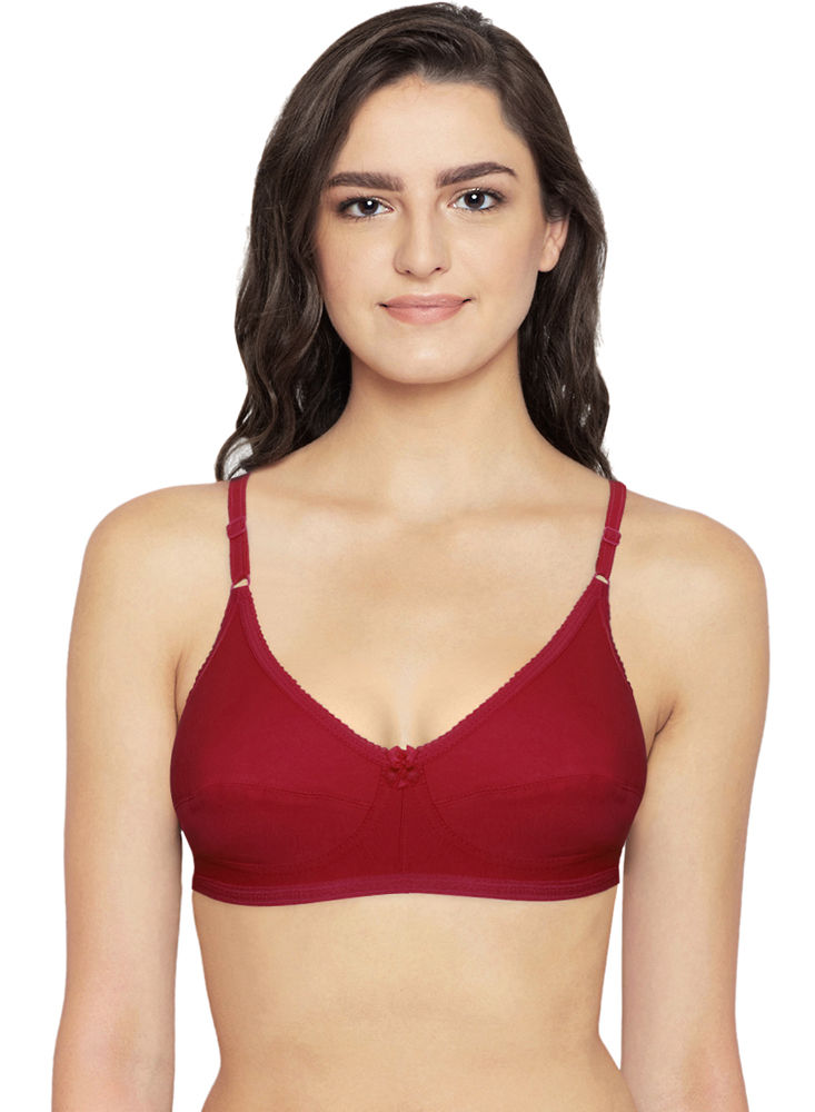 Bodycare cotton spandex wirefree adjustable straps seamless padded bra-6752B