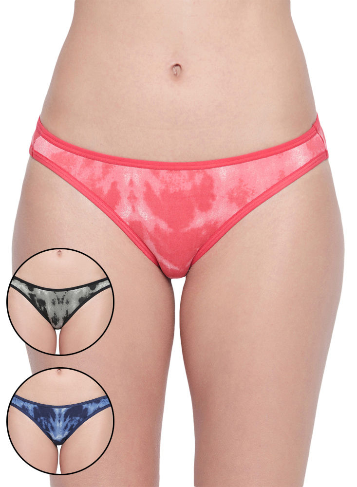 BODYCARE Pack of 3 Premium Printed Bikini Briefs in Assorted Color-8032