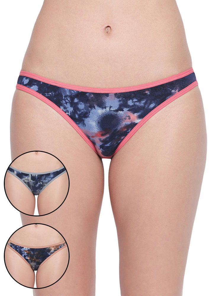 BODYCARE Pack of 3 Premium Printed Bikini Briefs in Assorted Color-8036