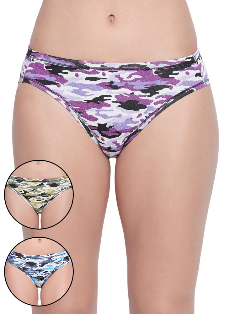 Bodycare Pack Of 3 Printed Panty In Assorted Colors-8536b-3pcs, 8536b-3pcs