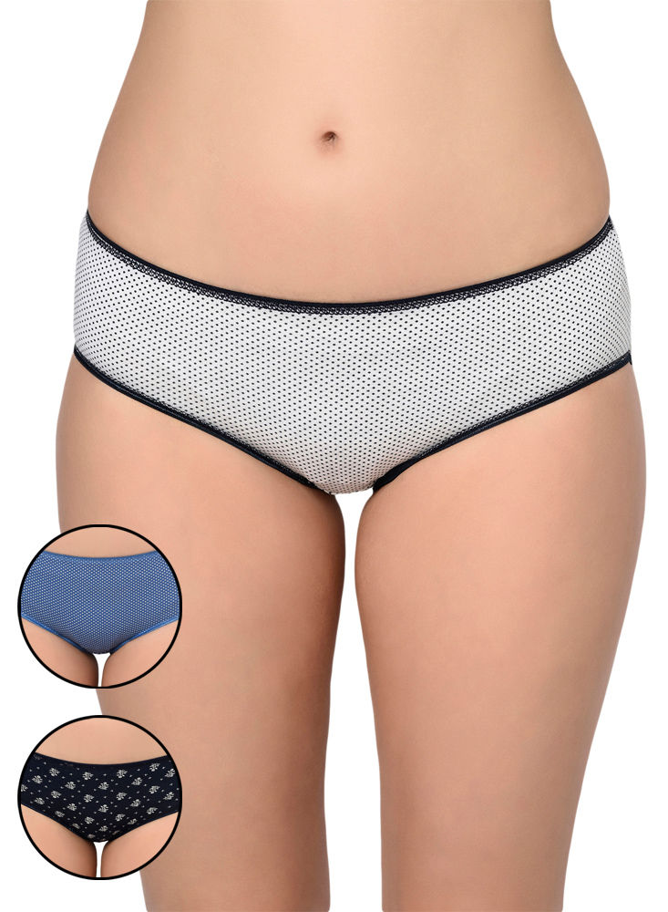 Bodycare Pack Of 3 Premium Solid Hipster Briefs In Assorted Color-9454, 9454-3pcs