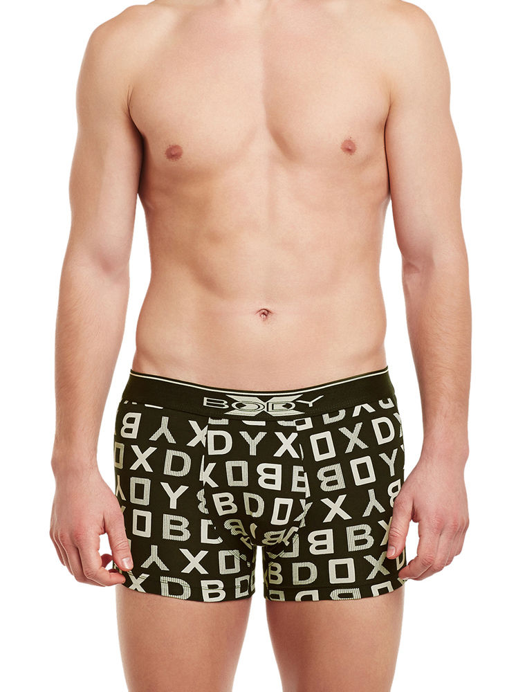 Body X Printed Trunks-BX04T-Coffee-Brown