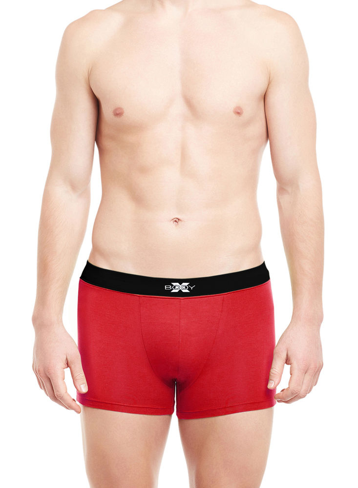 Body X Solid Trunks-BX07T-Red