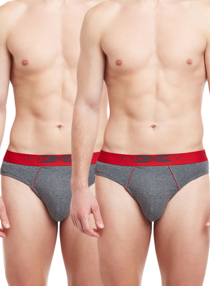 Body X Solid Briefs-Pack of 2-BX21B