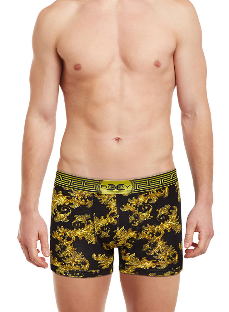 BodyX Printed Trunks-BX28T-Printed Black