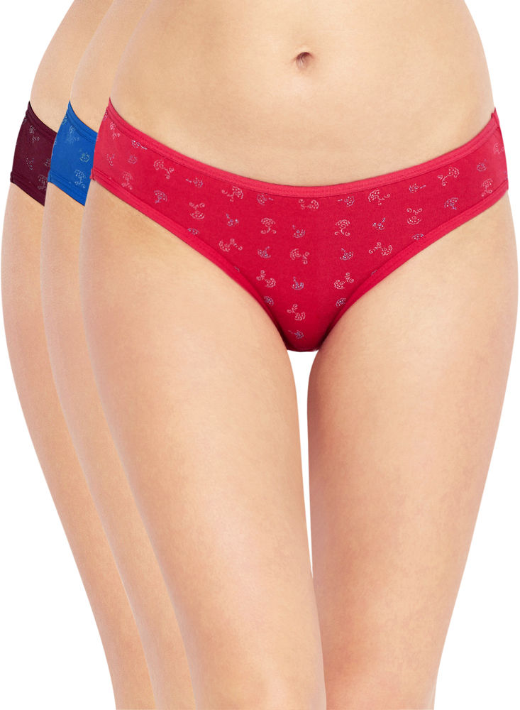 Lovable Mid Rise Tummy Trimmer Hipster Brief (Pack of 3)- Assorted