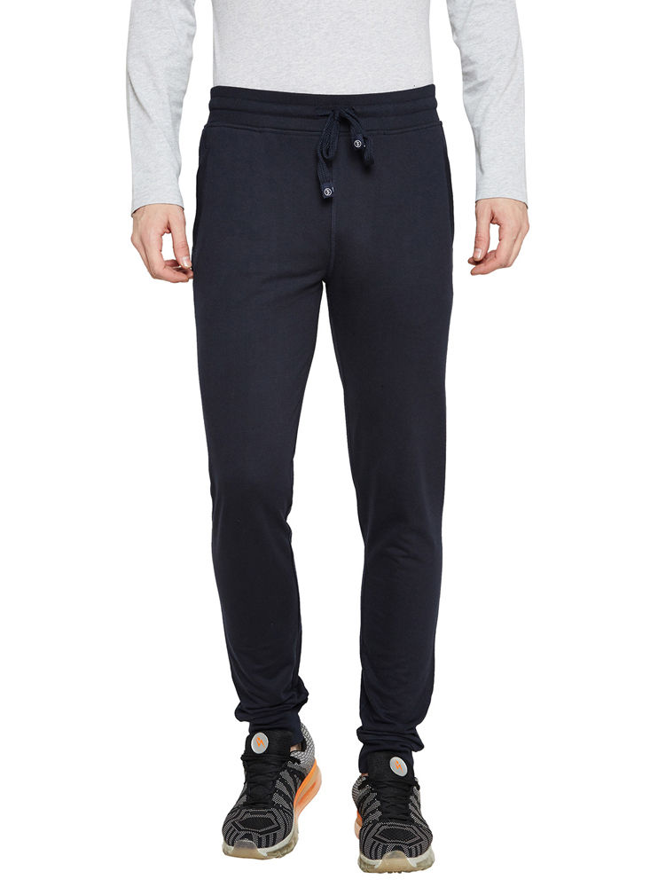 Bodyactive Navy Track Pant-L12-NAVY