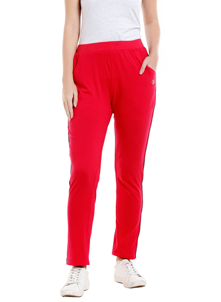 Bodyactive Women Fashion Lower in Red Colour-LL16-RED