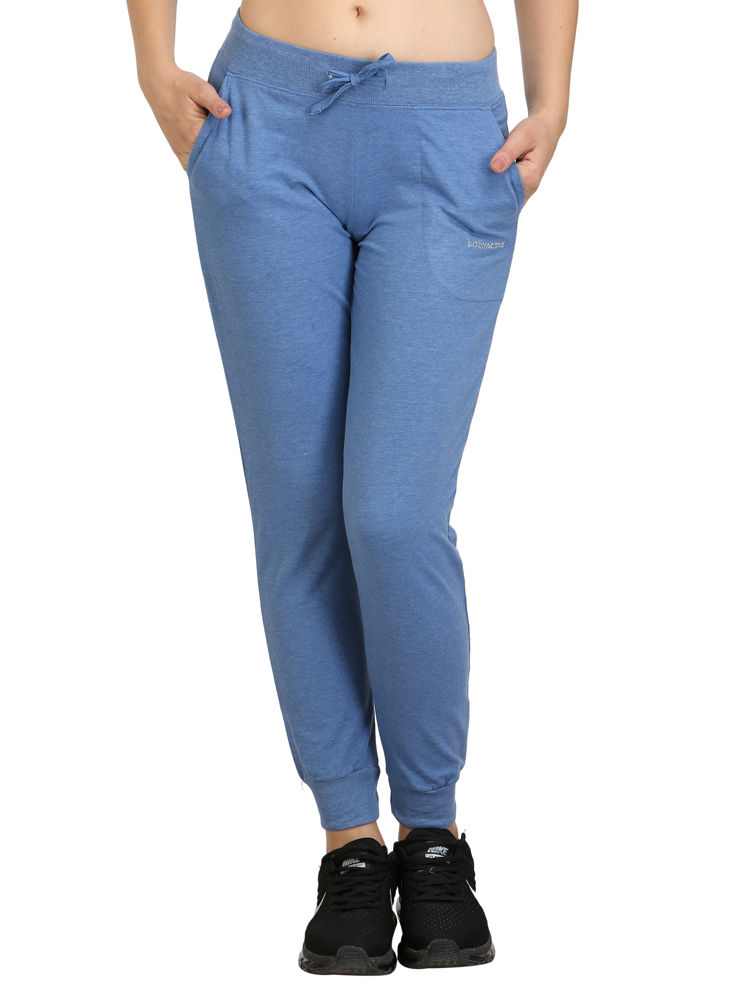 Bodyactive Women Blue Trackpant-LL7-BLU