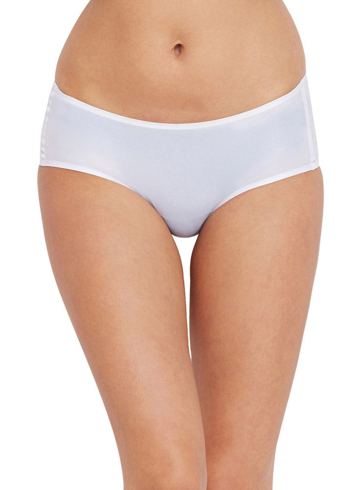 Pack Of 3 Printed Cotton Briefs In White Color-14004