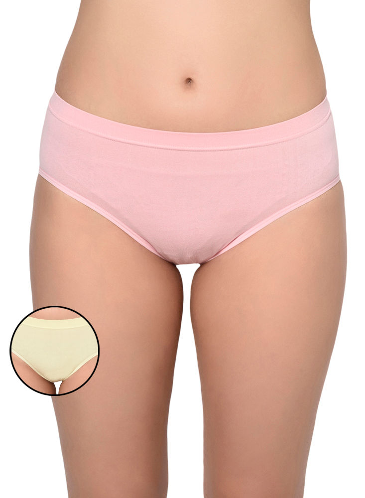 Bodycare Cotton Polyamide Premium Seamless Assorted Panty S-26C-2PCS