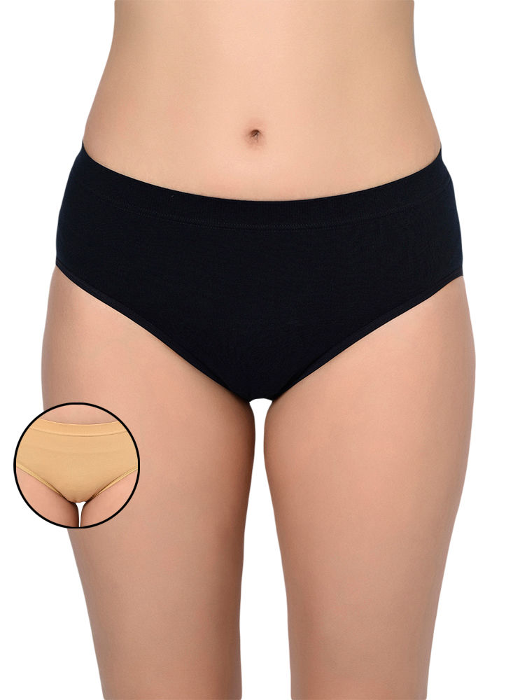 Bodycare Cotton Polyamide Premium Seamless Assorted Panty S-26D-2PCS