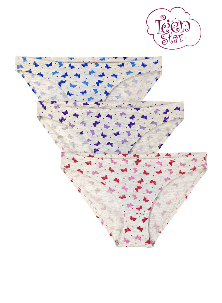 BODYCARE Pack of 6 Printed Hipster Briefs Deluxe Panties in Assorted Color  - E9600-6PCS-A