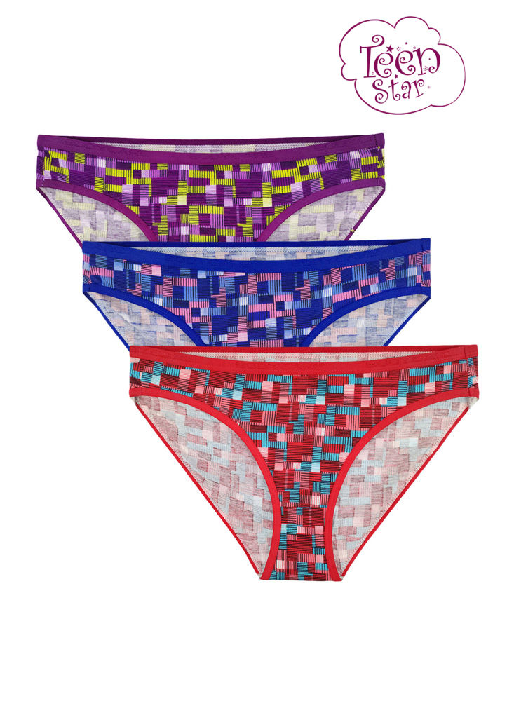 Bodycare Pack Of 6 Printed Hipster Briefs Deluxe Panties In