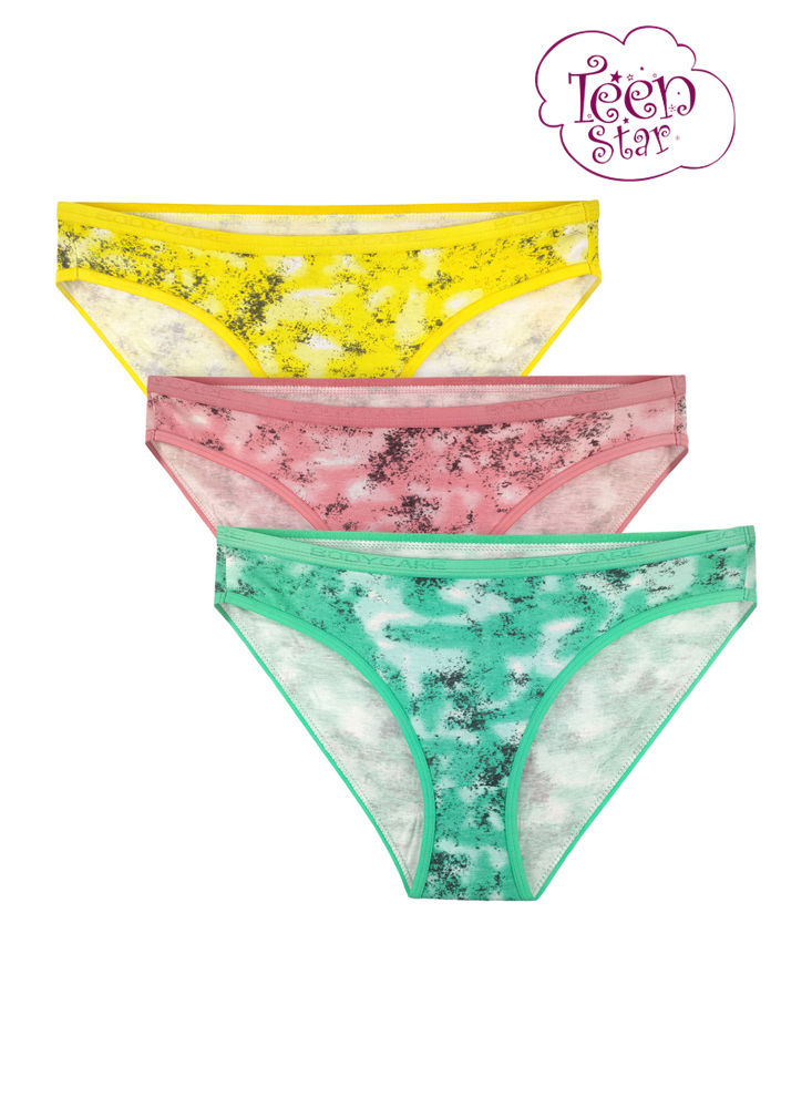 BODYCARE 100% cotton Teenager Panties in Pack of 3-T-921-Assorted