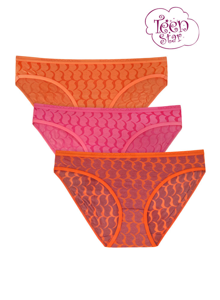 Bodycare Pack Of 3 Printed Panty In Assorted Colors-8557b-3pcs, 8557b-3pcs