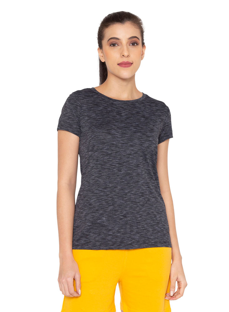 Buy Bodycare Women Round neck Half Sleeve Cotton T-shirt in Black colour -  1pcs - TS21-BLK online