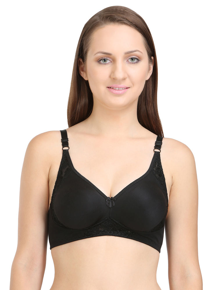 Bodycare Women's Cotton Heavy Padded Seamed T-Shirt Bra 1574