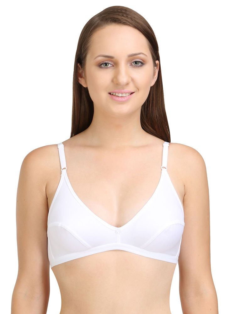 Bodycare cotton non padded solid bra 1532