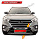 hyundai creta Nudge guard,nudge guard, fits all varients, autoglam, bumper guard, hyundai, add glam,hyundai,hyundai creta,hyundai bumper applique,creta nudge guard,front nudge guard,rear nudge guard,front bumper guard,rear bumper guard