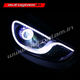 hyundai verna headlights