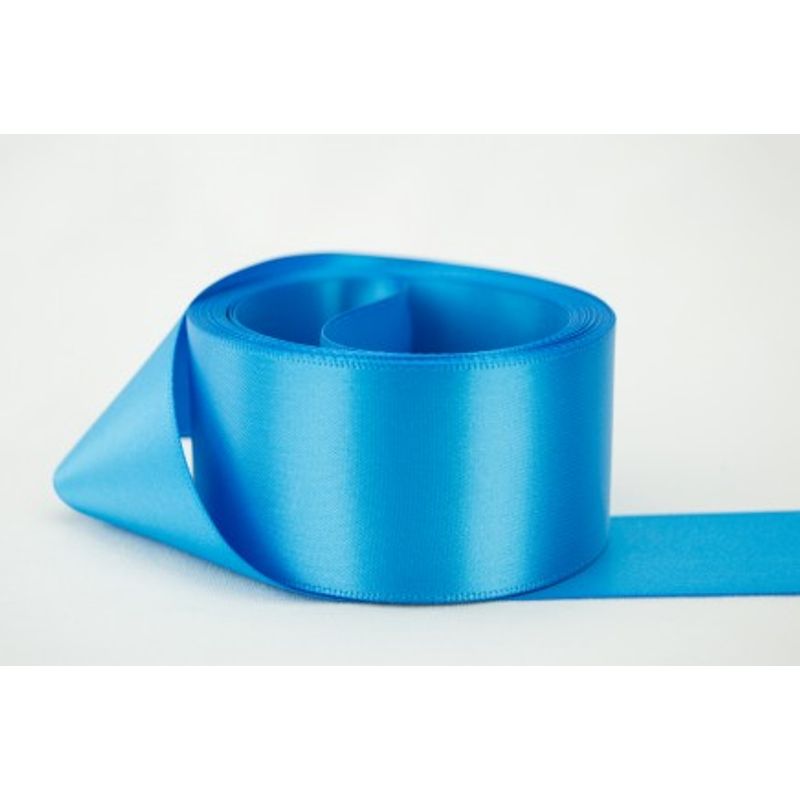 aqua blue satin ribbon