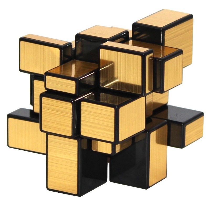 Mirror Cube 3x3x3. Shengshou Cube. Золотой куб. Тактильный зеркальный куб.