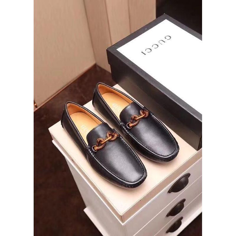 Buy Copy Replica Gucci Leather Loafers Online India