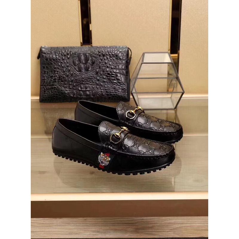 Copy Replica Gucci Leather Loafers Online