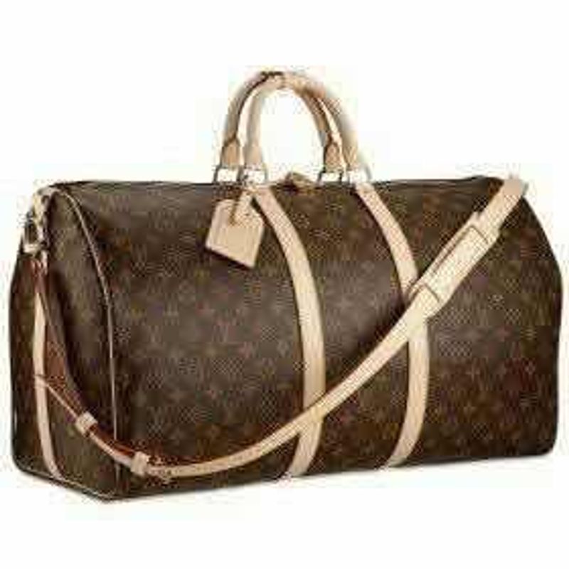 First Copy Replica Louis Vuitton LV Design Brown Large Leather Duffle Bag Online India