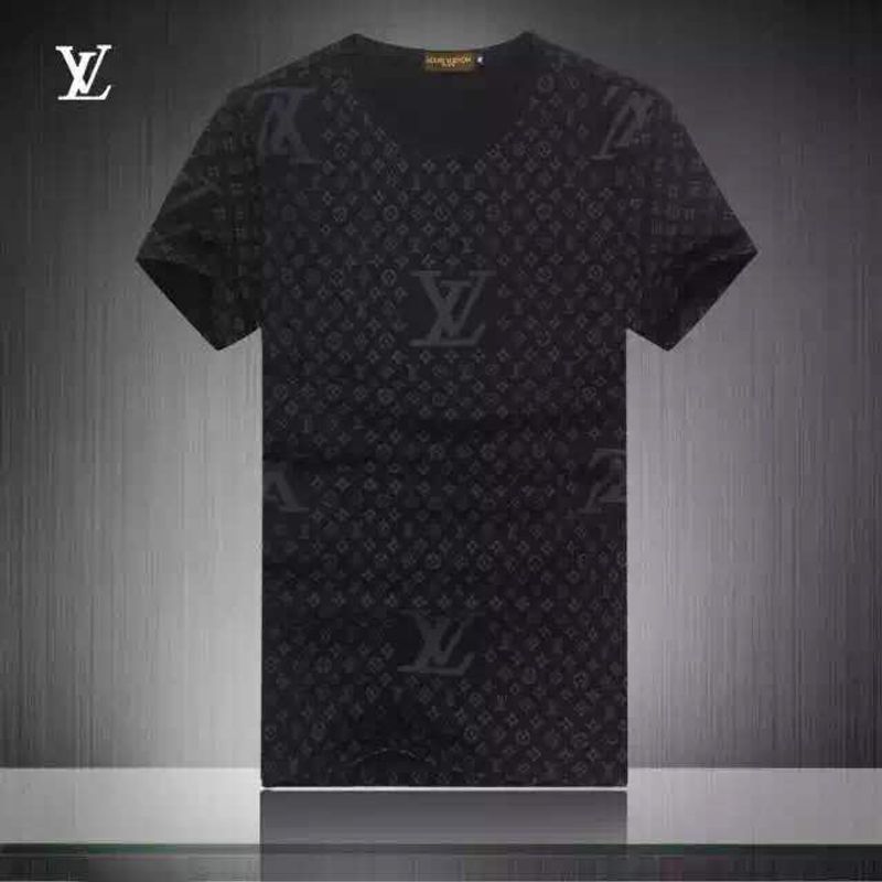 Shop Louis Vuitton 2023-24FW Dots Monogram Silk Nylon Chain Short Sleeves T- Shirts (1ABYH4) by Sincerity_m639