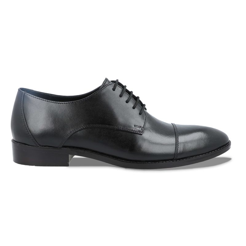 Naga Lucid Black Derby Shoes