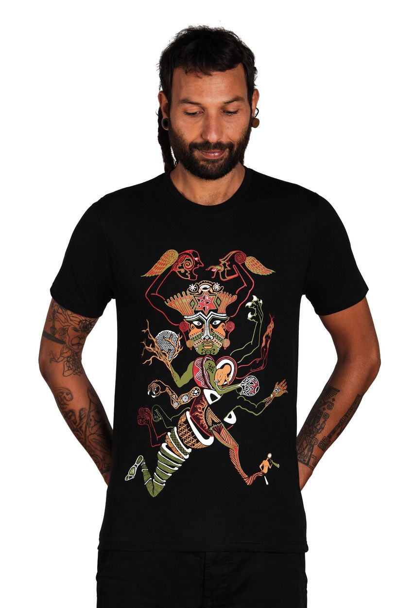 tribal,african,warrior,T shirt,mask,dance,psychedelic,symbolic,trance,t ...