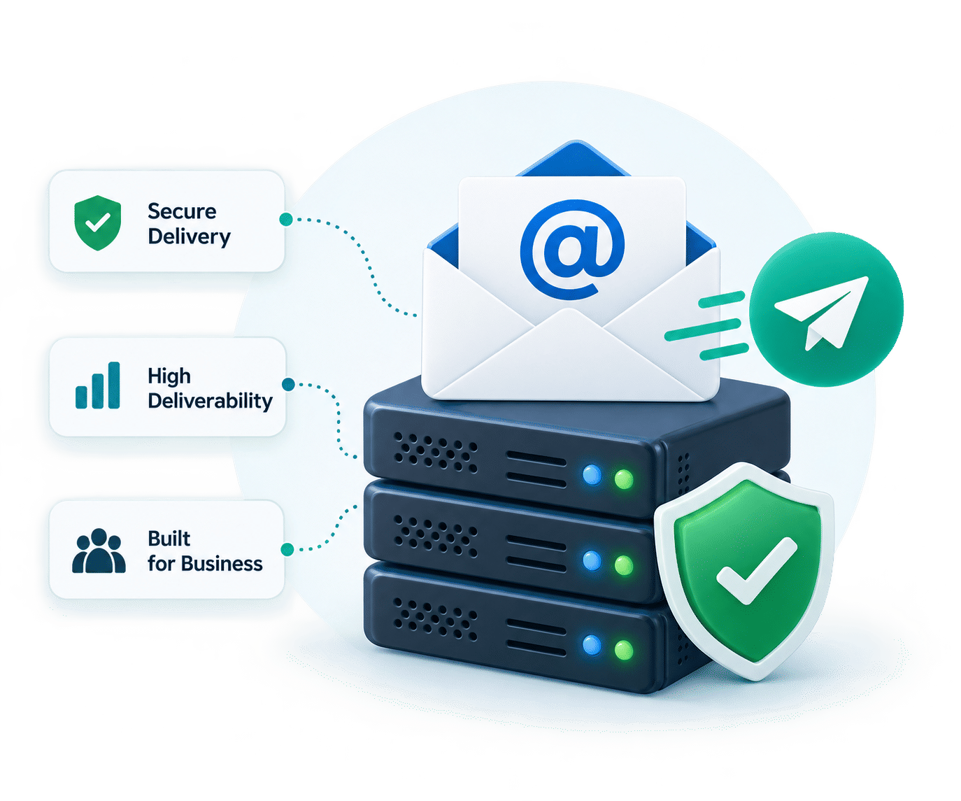 SMTPmart bulk email sending platform — deliverability dashboard
