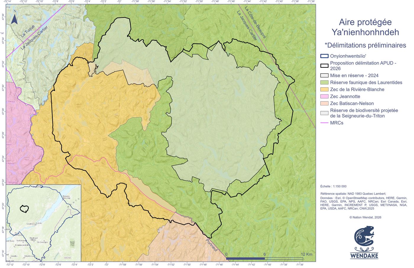 Carte du territoire Ya'nienhonhndeh