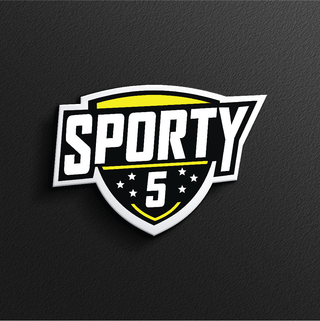Sporty 5,Sporty 5 Logo,logo,freelogo,erode,erode360,nutz,nutzerode,logodesinger,digitalillustration,illustration,vcarddesign,tamilnadu