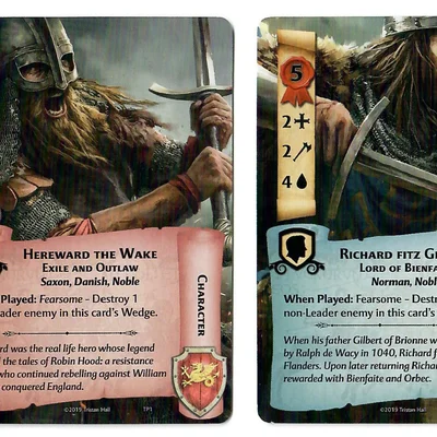 1066, Tears to Many Mothers: Promo Cards