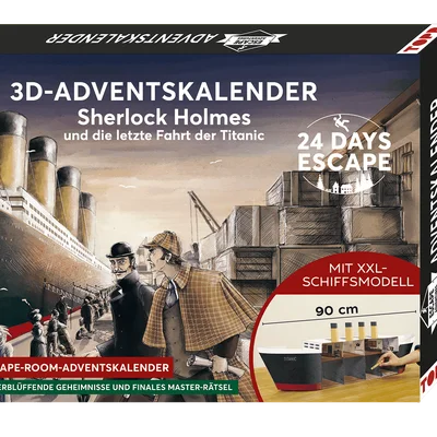 24 Days Escape: 3D-Adventskalender – Sherlock Holmes und die letzte Fahrt der Titanic