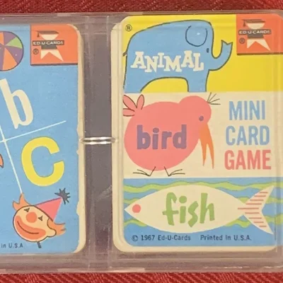 ABC / Animal Bird Fish Mini Card Games