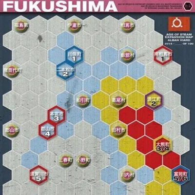 Age of Steam Expansion: Fukushima/Chernobyl