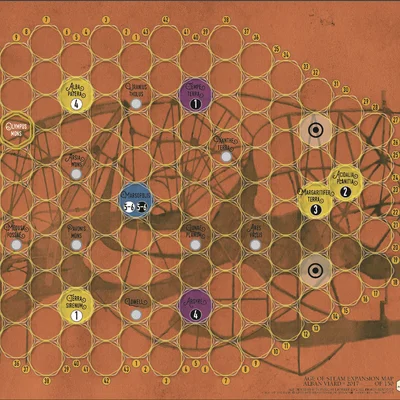 Age of Steam Expansion: Mars – Global Surveyor