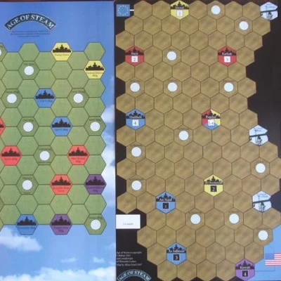 Age of Steam Expansion: War in Iraq & New York Subway