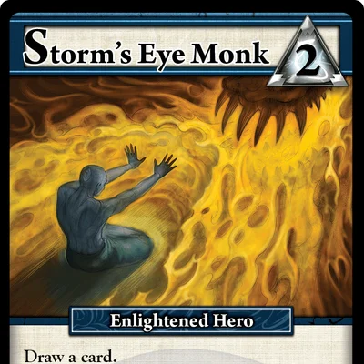 Ascension: Storm's Eye Monk Promo Card