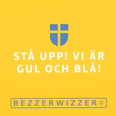 Bezzerwizzer Bricks: Stå upp! Vi är gul och blå!